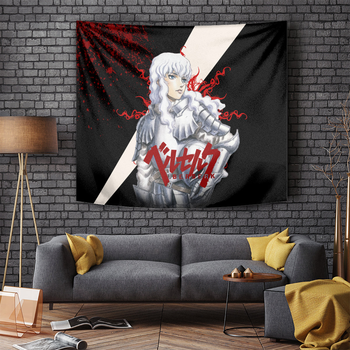 Griffith Berserk Tapestry Black Blood Style