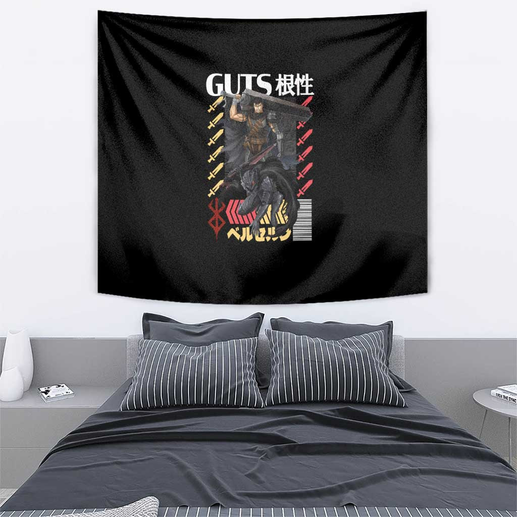 Guts V2 Berserk Ball Tapestry Anime Style