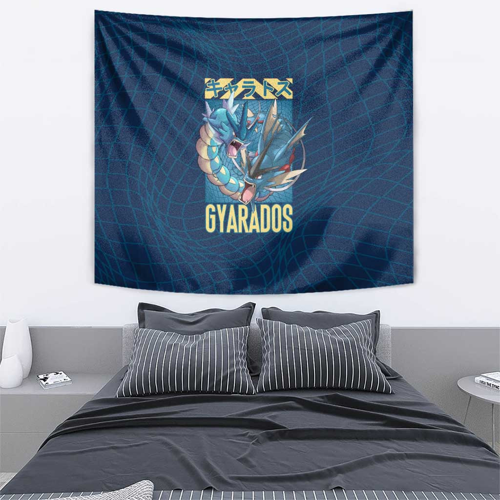 Gyarados Pokemon Tapestry Anime Style