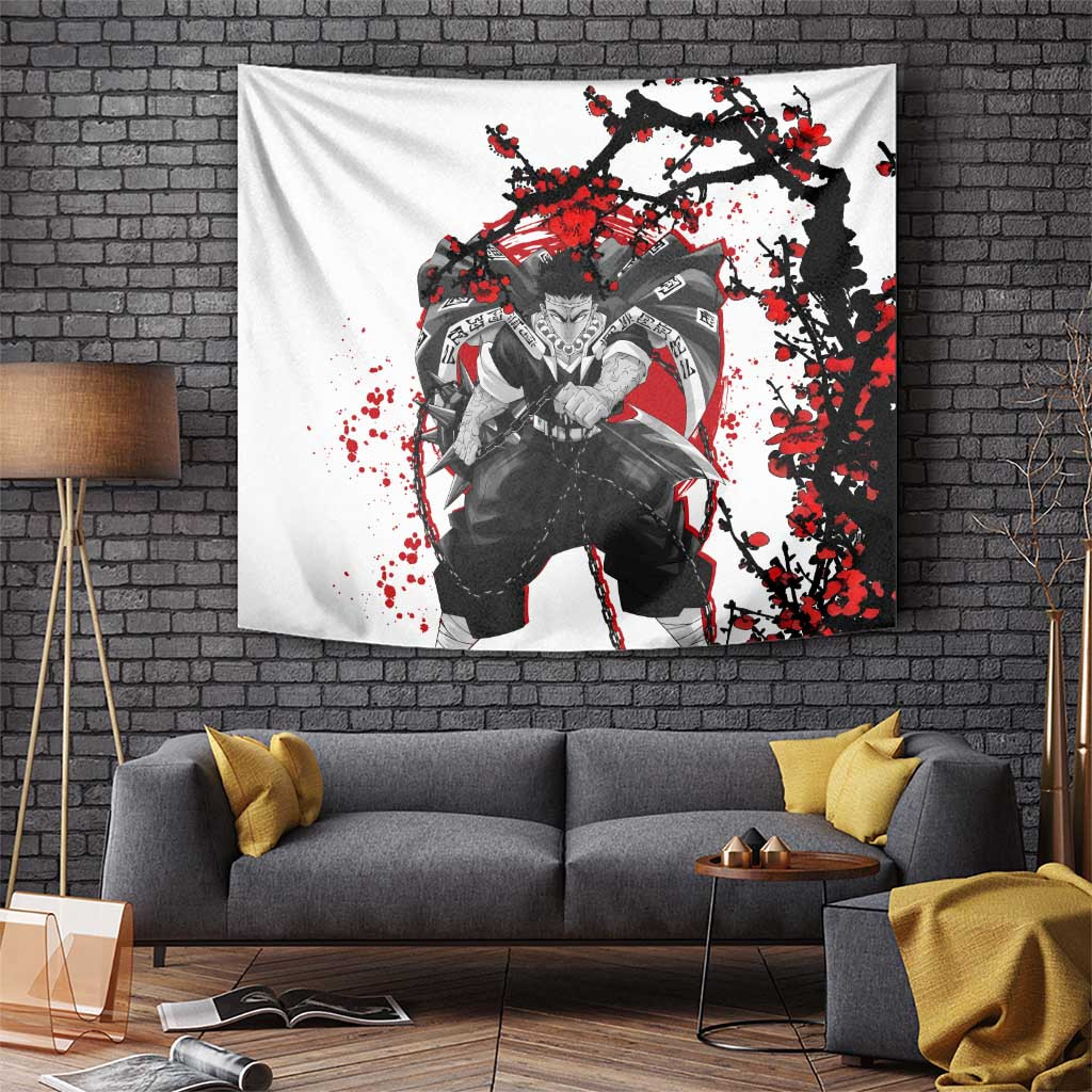 Gyomei Himejima - Demon Slayer Tapestry Anime Japan Style