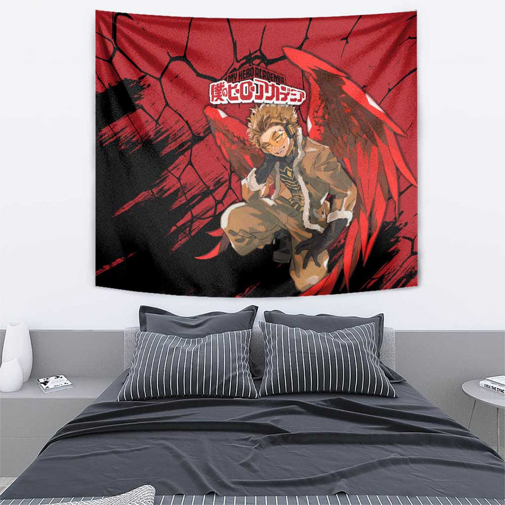 Hawks My Hero Academia Tapestry Anime Style