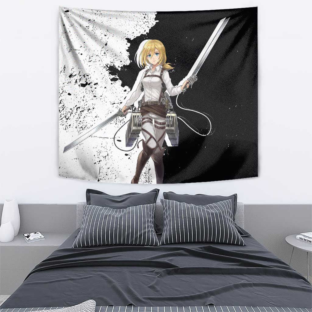 Historia Reiss Attack On Titan Tapestry Anime Style