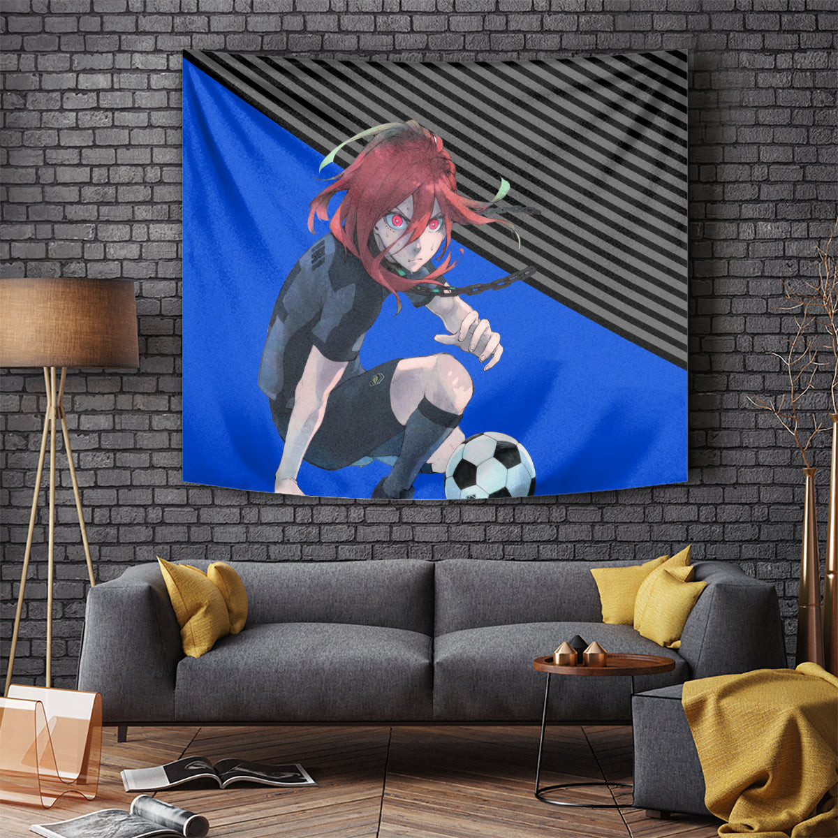 Hyoma Chigiri Blue Lock Tapestry Anime Style