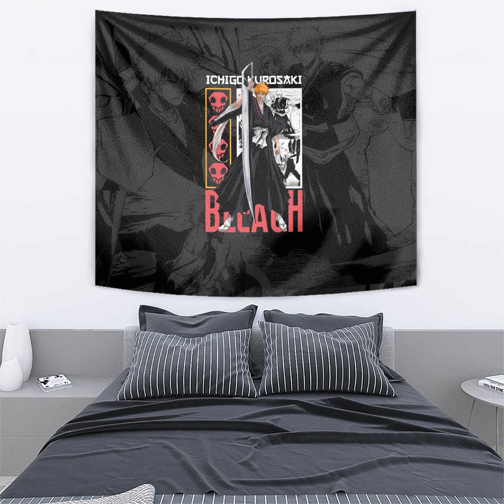 Ichigo Kurosaki Tybwa V2 Bleach Tapestry Anime Style