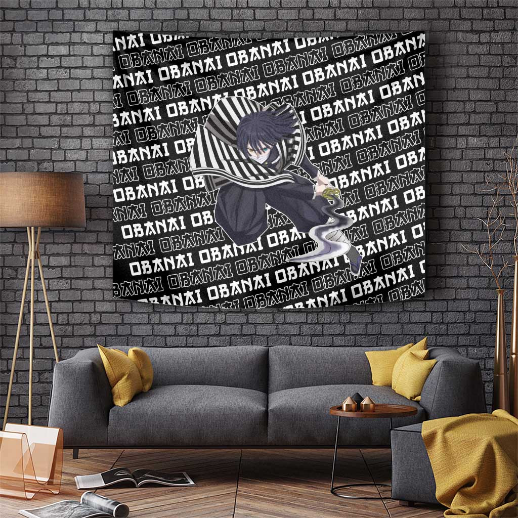 Iguro Obanai - Demon Slayer Tapestry Anime Japan Style