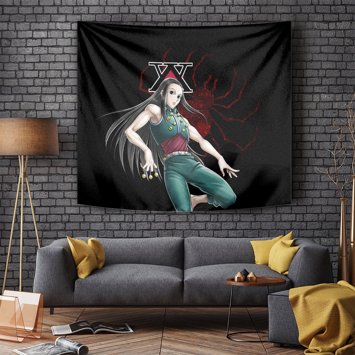 Illumi Zoldyck Phantom Troupe Hunter X Hunter Tapestry Anime Style