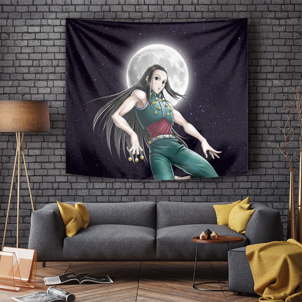 Illumi Zoldyck Phantom Troupe Hunter X Hunter Tapestry Anime Style