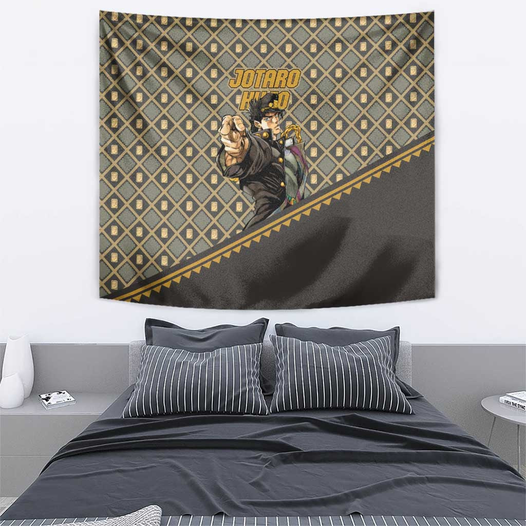 Jotaro Kujo Jojo No Kimyo Na Boken Tapestry Anime Style