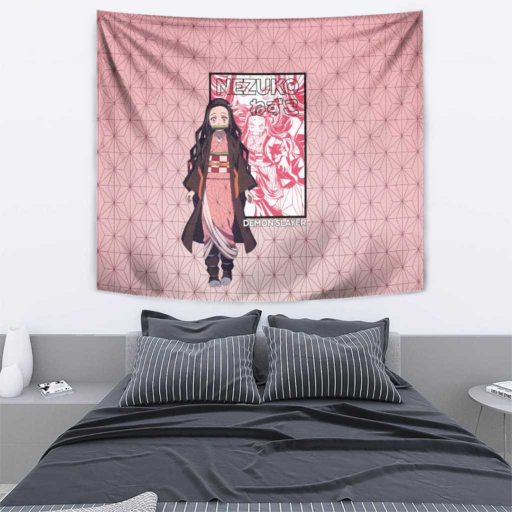Kamado Nezuko Haori Demon Slayer Tapestry Anime Style
