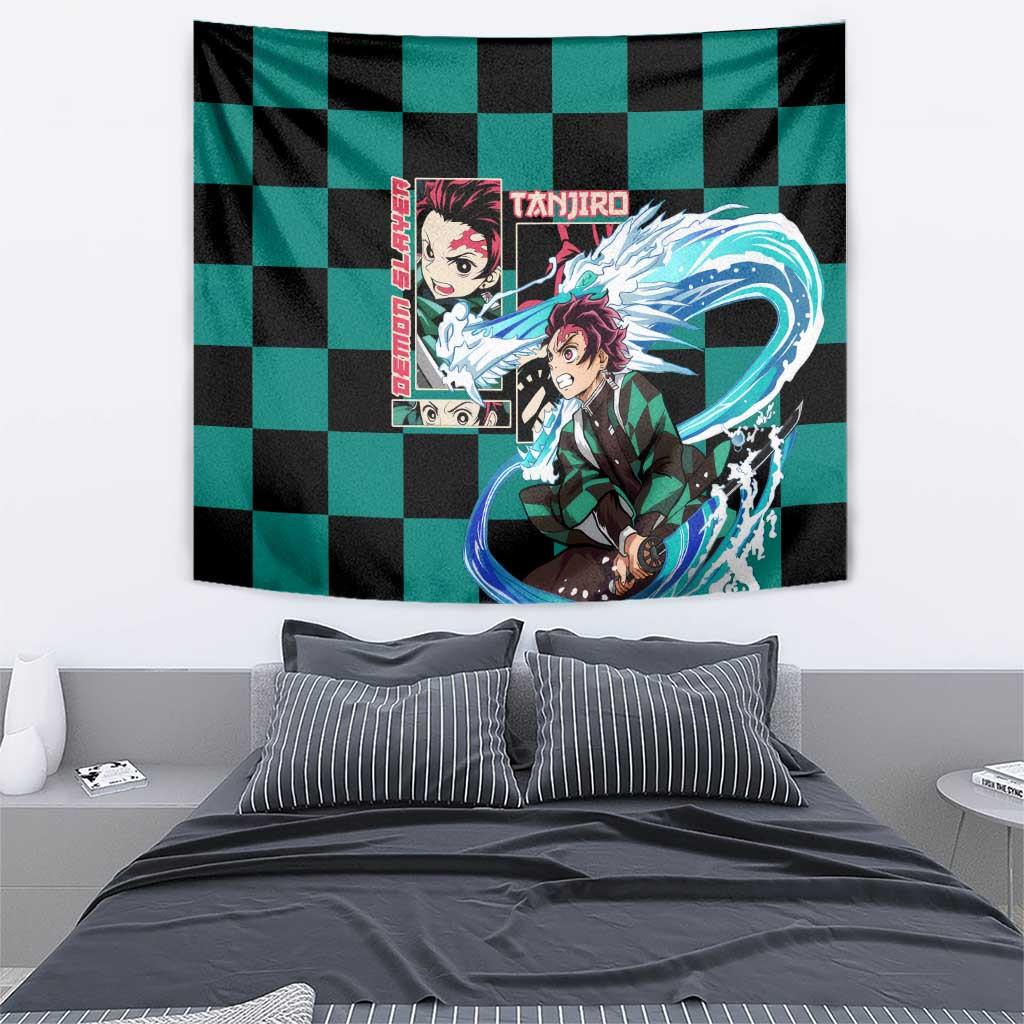 Kamado Tanjiro Haori Demon Slayer Tapestry Anime Style
