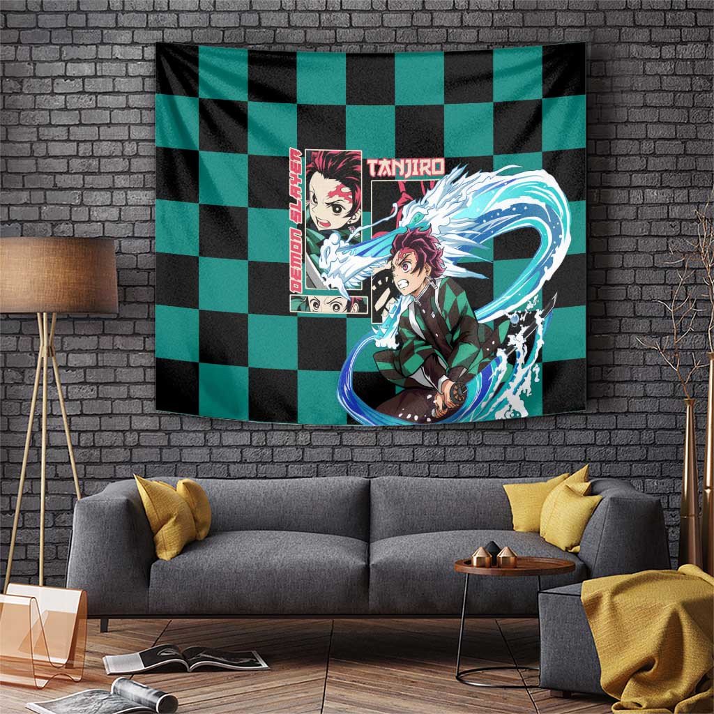 Kamado Tanjiro Haori Demon Slayer Tapestry Anime Style