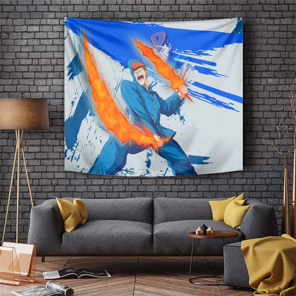 Kazuma Kuwabara - Yu Yu Hakusho Tapestry Anime Style