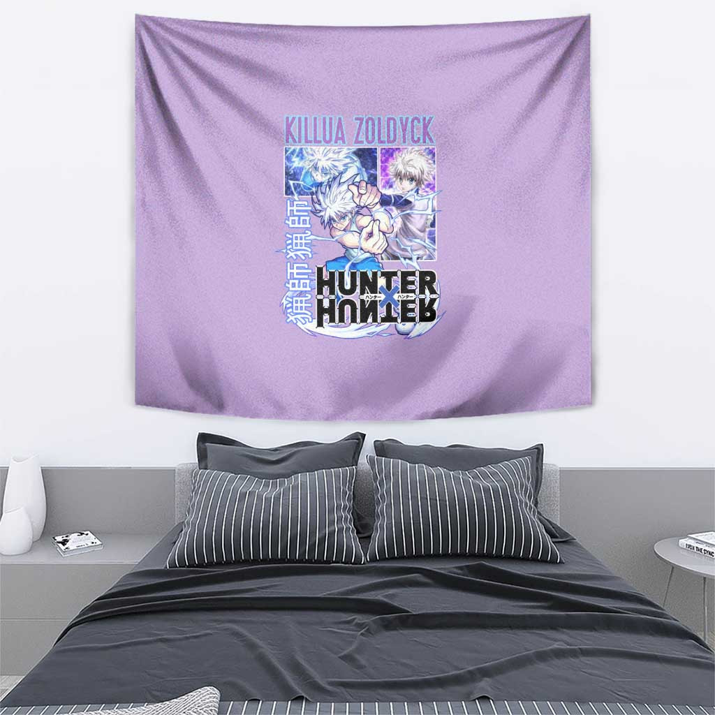 Killua Zoldyck Hunter X Hunter Tapestry Anime Style