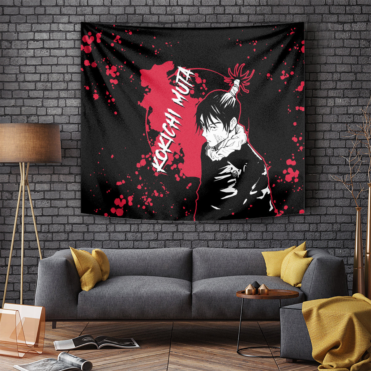 Kokichi Muta Jujutsu Kaisen Tapestry Manga Style Art