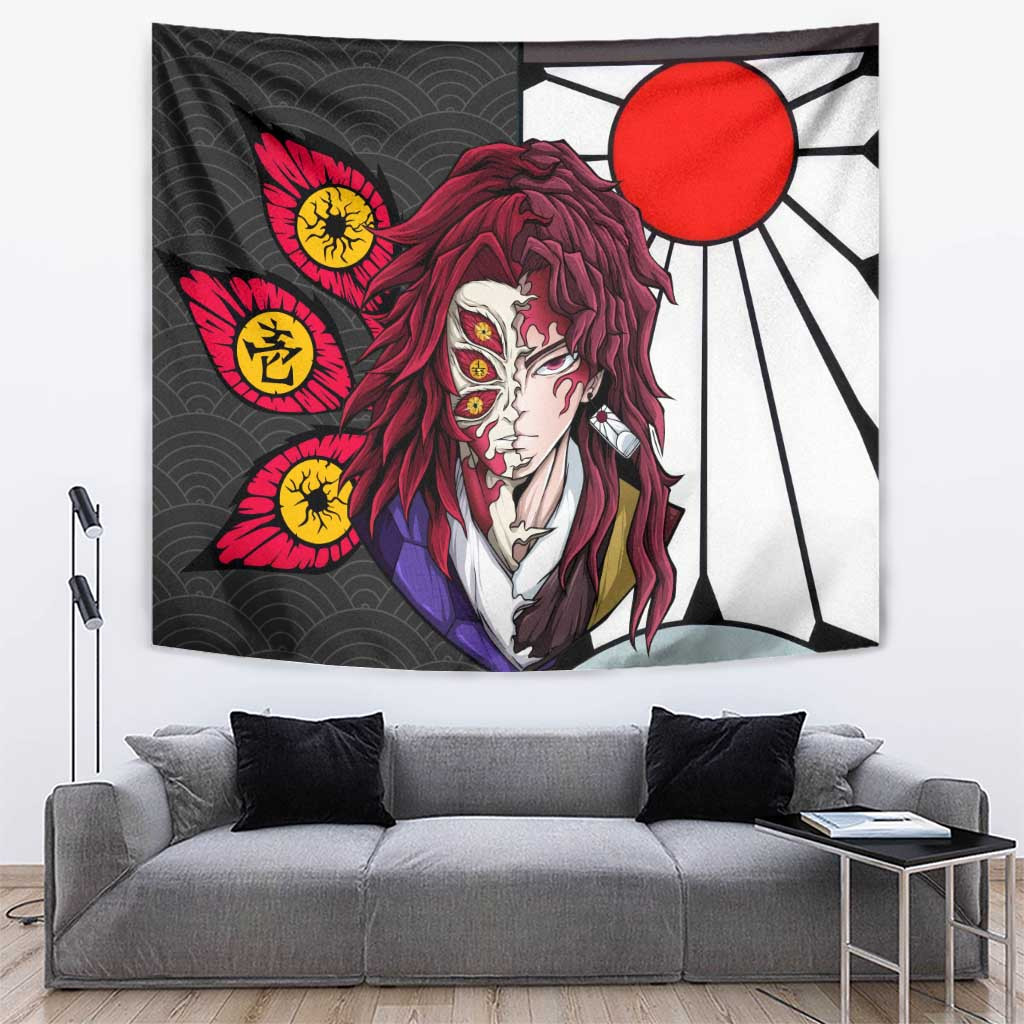 Kokushibo And Yoriichi - Demon Slayer Tapestry Anime Style