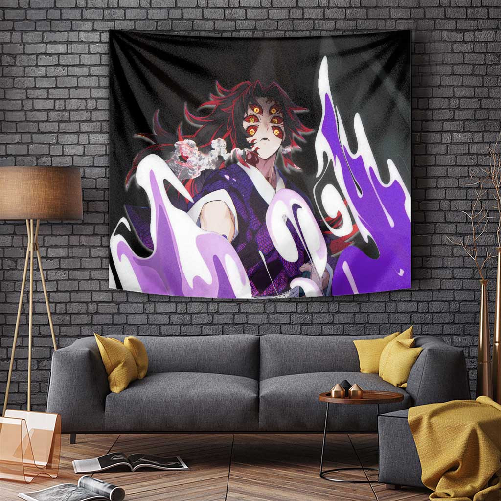 Kokushibo - Demon Slayer Tapestry Anime Style