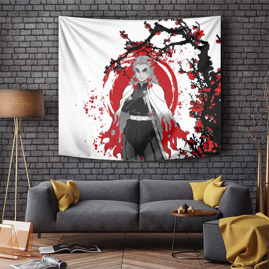 Kyojuro Rengoku - Demon Slayer Tapestry Anime Japan Style