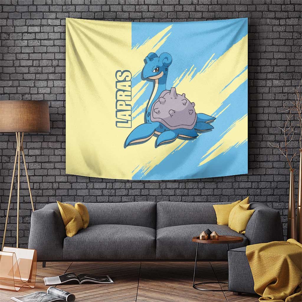 Lapras - Pokemon Tapestry Anime Style