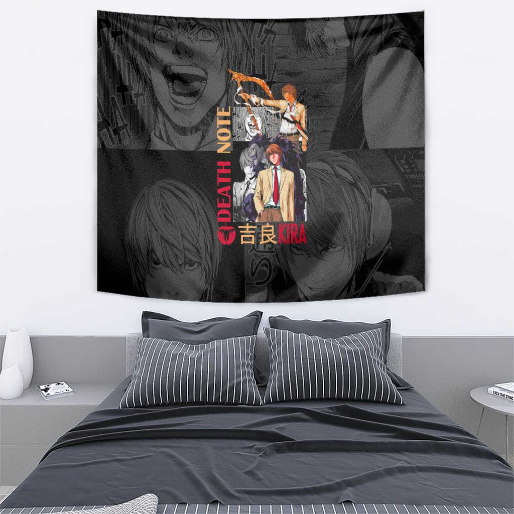 Light Yagami Death Note Tapestry Anime Mix Manga Style