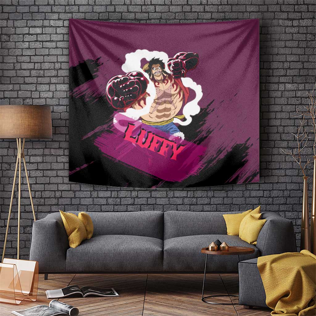 Luffy Gear 4 - One Piece Tapestry Anime Style
