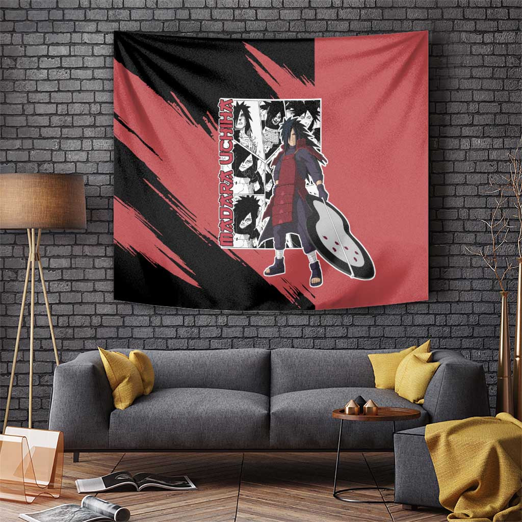 Madara Uchiha - Naruto Tapestry Anime Mix Manga Style