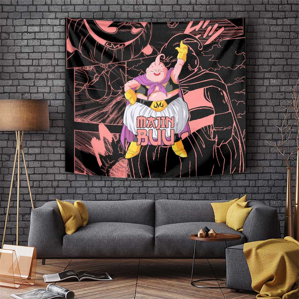 Majin Buu - Dragon Ball Tapestry Anime Mix Manga Style