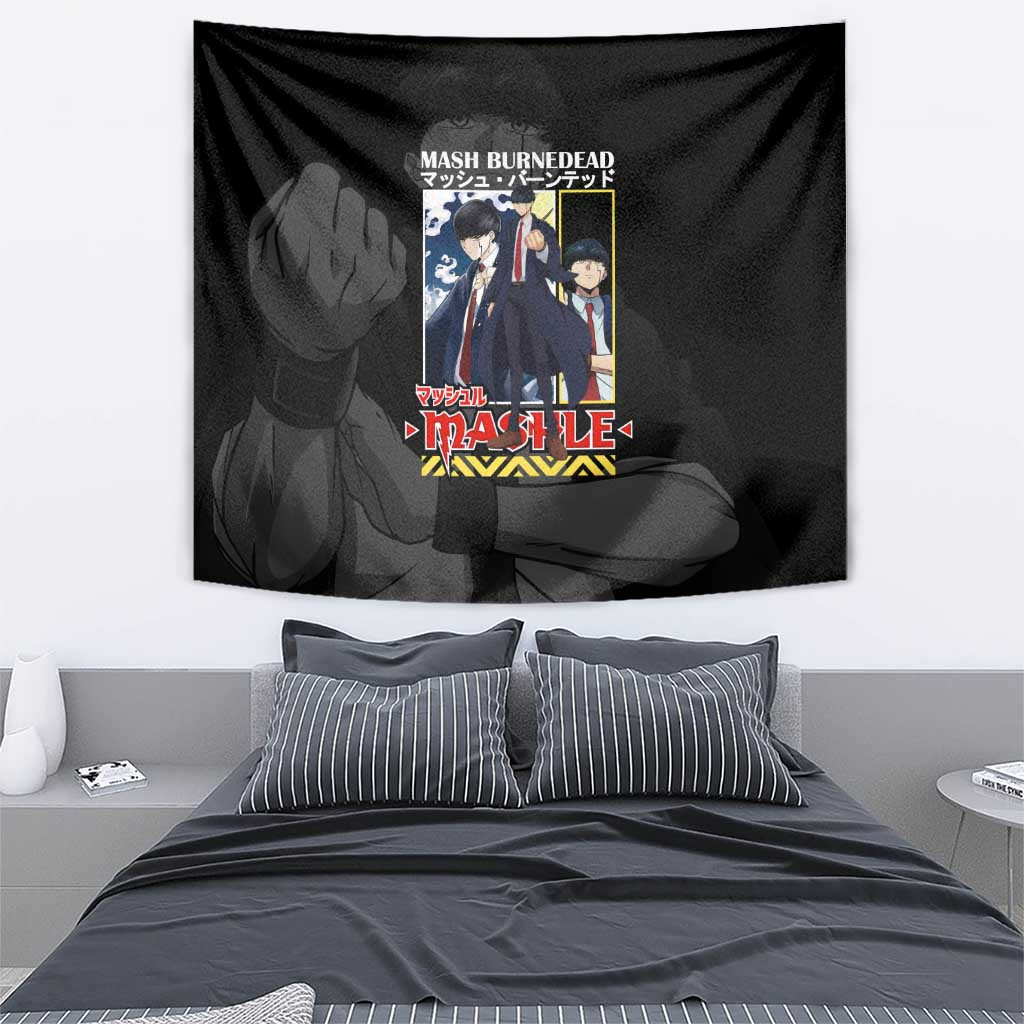 Mash Burnedead Mashle Tapestry Anime Style