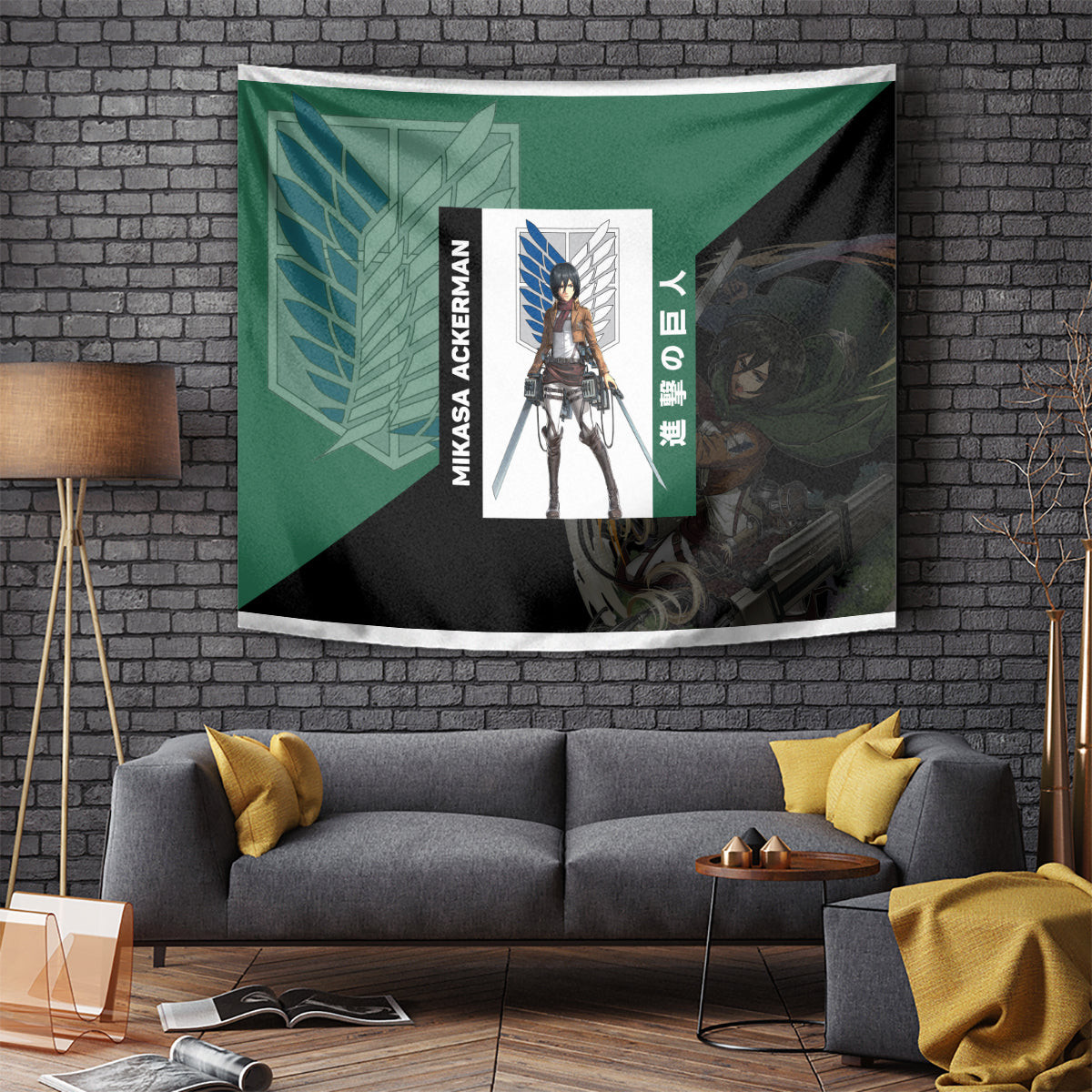 Mikasa Ackerman Tapestry