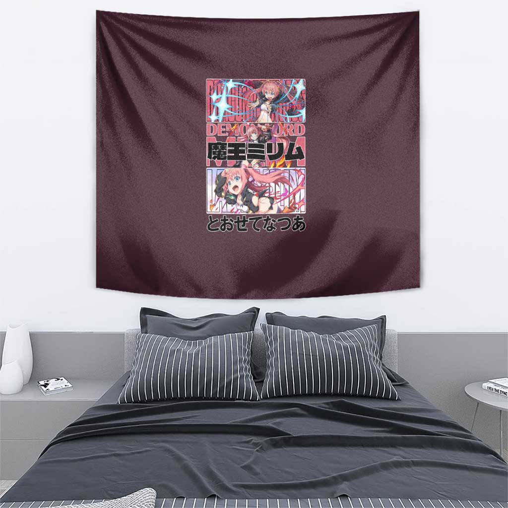 Milim Nava That Time I Got Reincarnated As A Slime Tapestry Anime Style