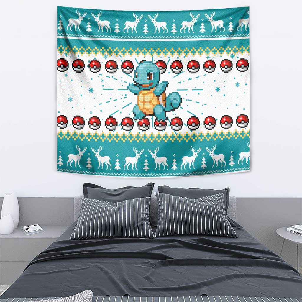 Mimikyu Pokemon Tapestry Anime Pixel Christma Pattern Style