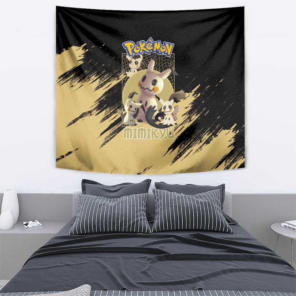 Mimikyu Pokemon Tapestry Anime Style