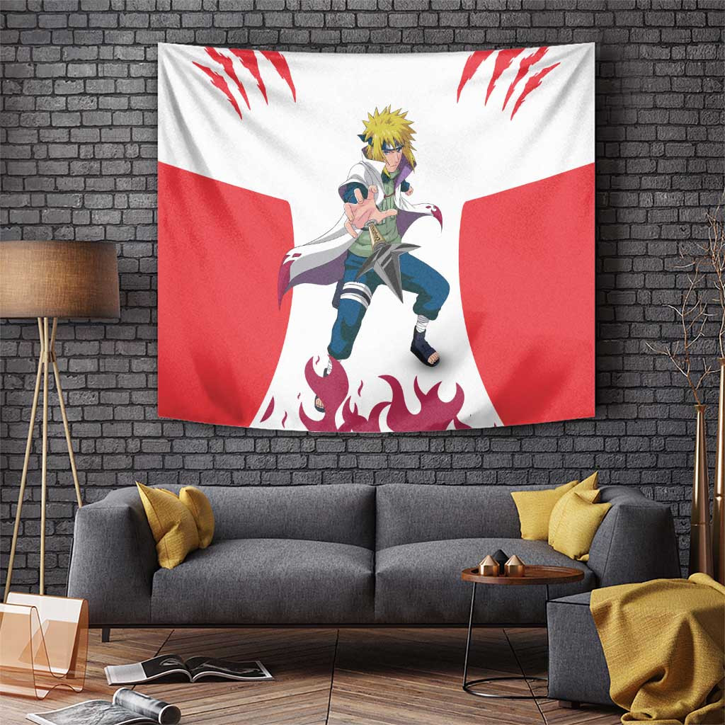 Minato Namikaze - Naruto Tapestry Anime Style