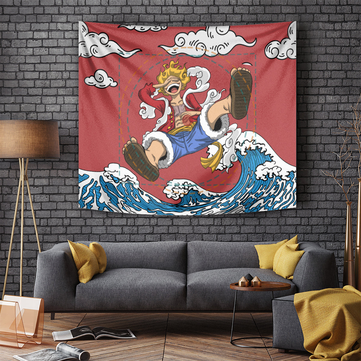 Monkey D Luffy One Piece Gear 5 Awakening Tapestry