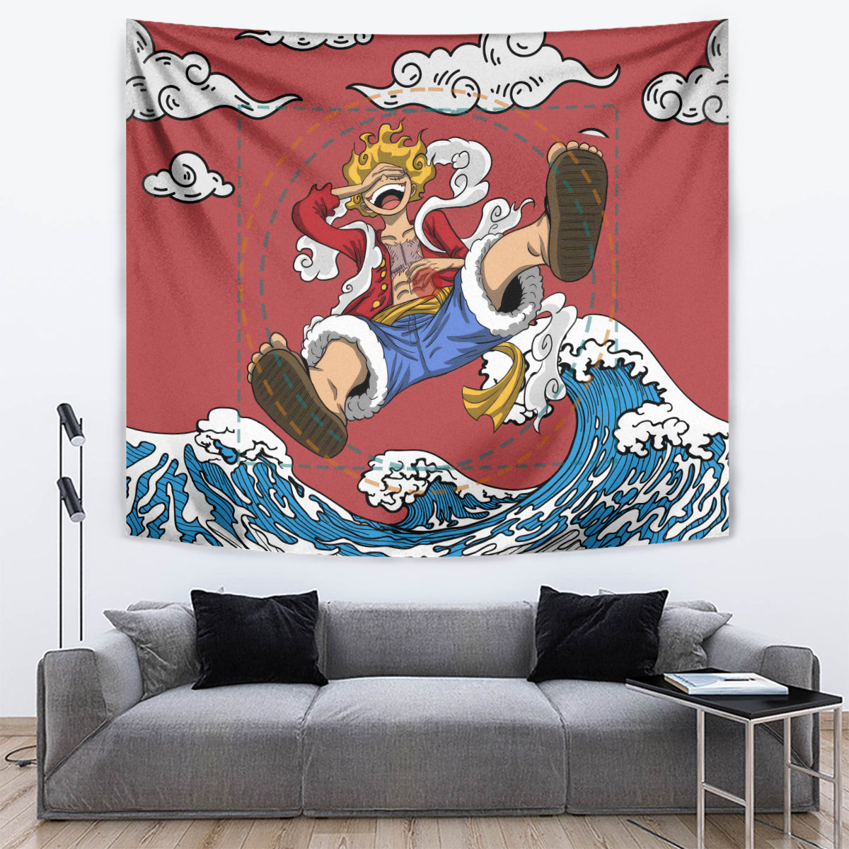 Monkey D Luffy One Piece Gear 5 Awakening Tapestry