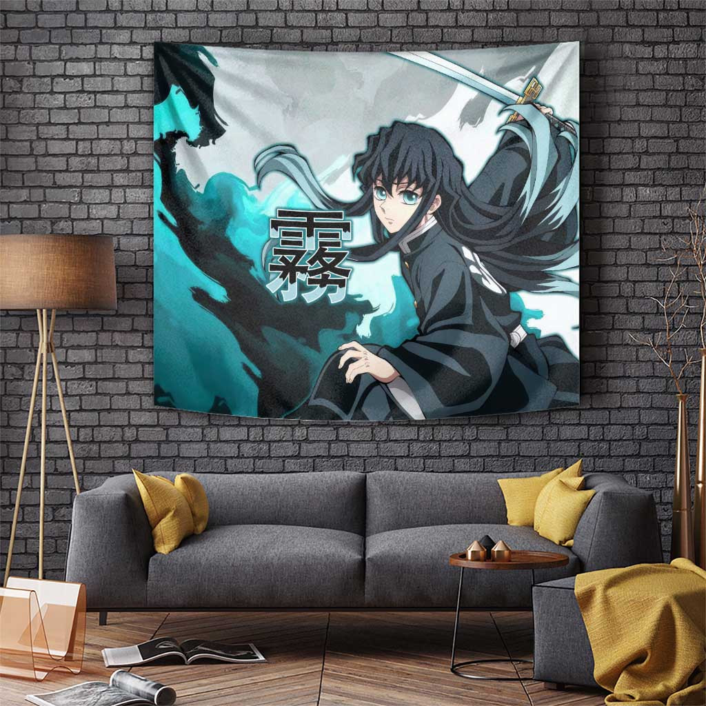 Muichiro Tokito - Demon Slayer Tapestry Anime Style