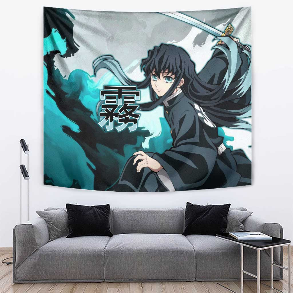 Muichiro Tokito - Demon Slayer Tapestry Anime Style