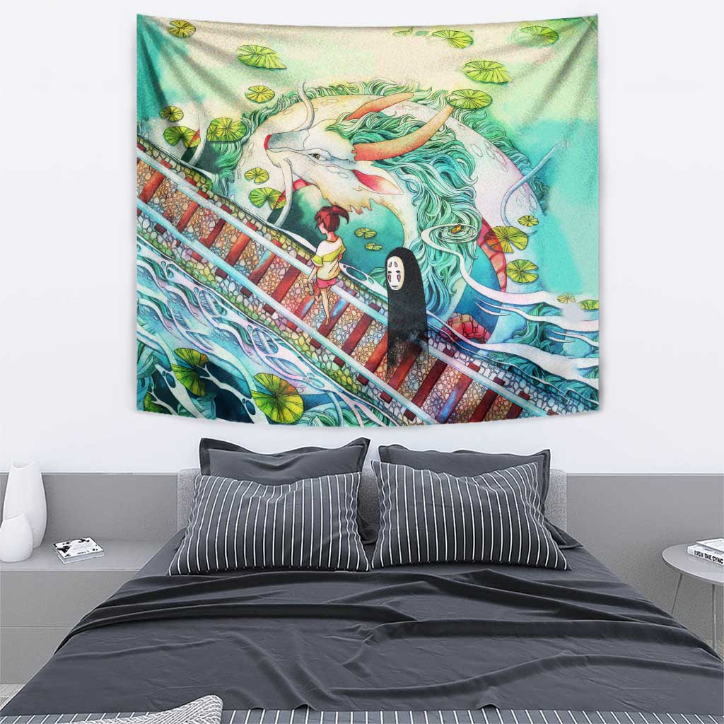 Mythical Spirited Away Studio Ghibli Tapestry Anime Style
