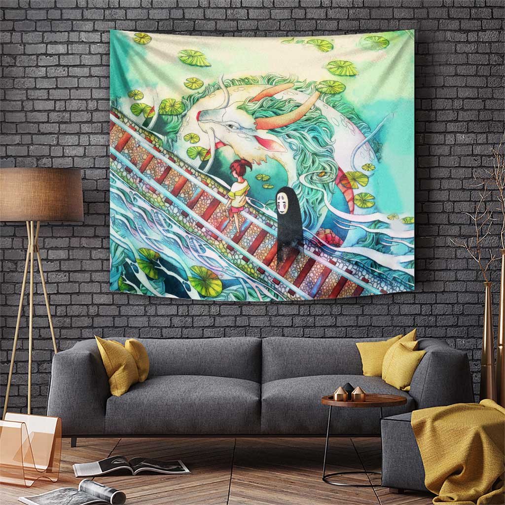 Mythical Spirited Away Studio Ghibli Tapestry Anime Style
