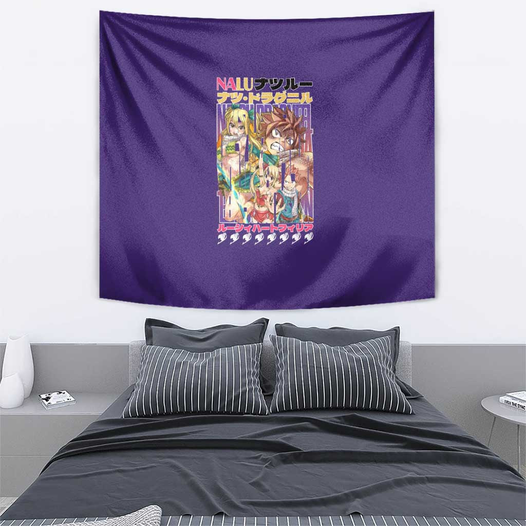 Nalu Fairy Tail Tapestry Anime Style
