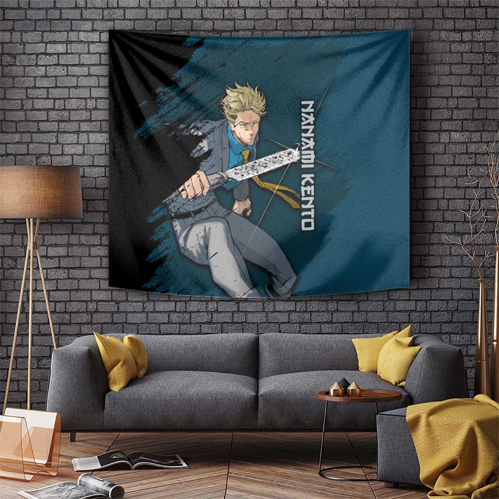 Nanami Kento - Jujutsu Kaisen Tapestry Anime Mix Manga Style