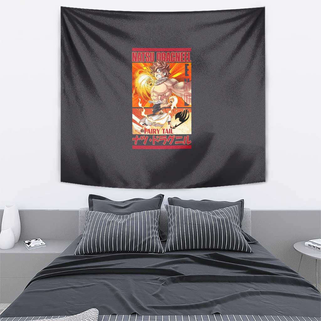 Natsu Dragneel Fairy Tail Tapestry Anime Style