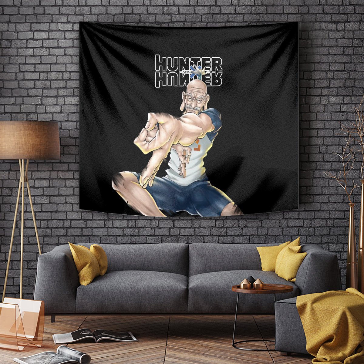 Netero Isaac Hunter X Hunter Tapestry Anime Style