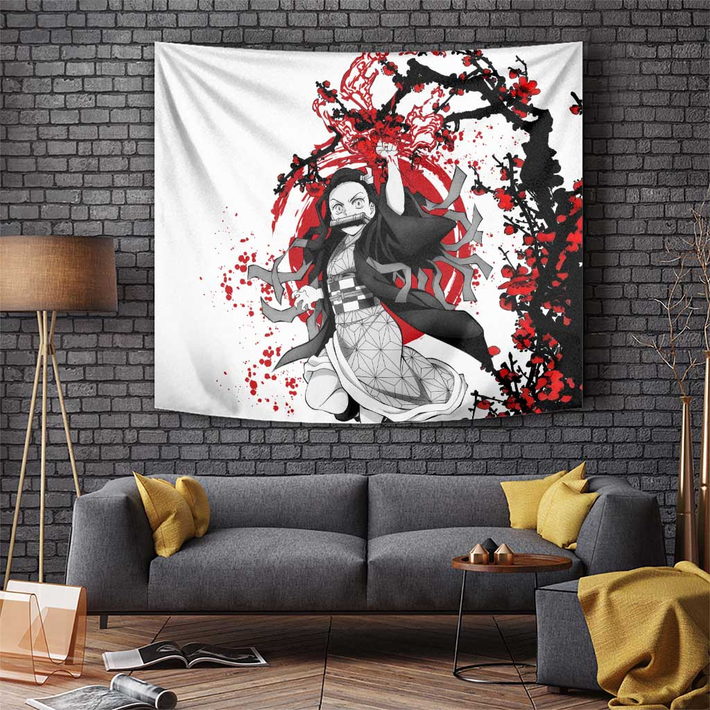 Nezuko Kamado - Demon Slayer Tapestry Anime Japan Style