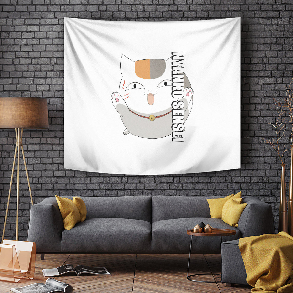 Nyanko Sensei Madara Natsume Yuujinchou Tapestry Anime Style