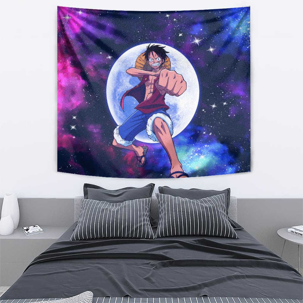 One Piece Lunar Ring Luffy Tapestry Anime Style