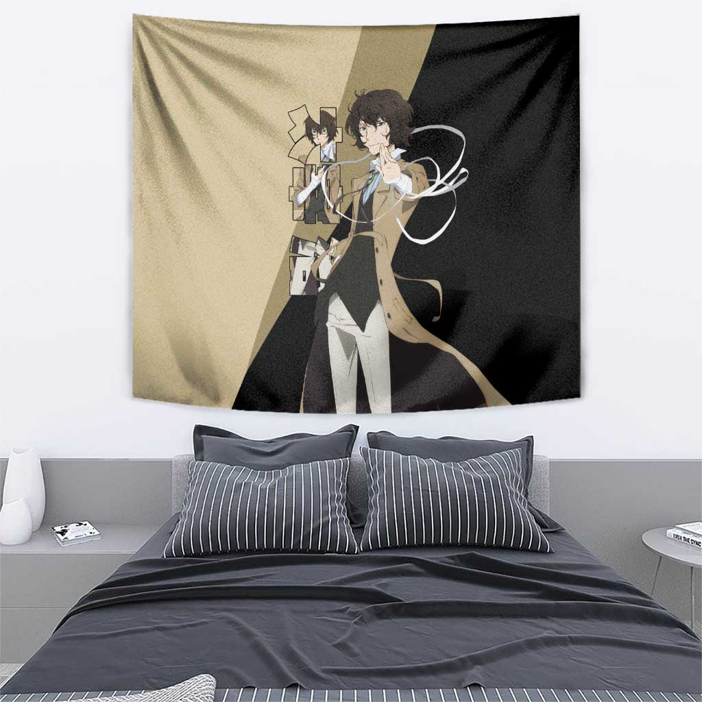 Osamu Dazai Tapestry Anime Style
