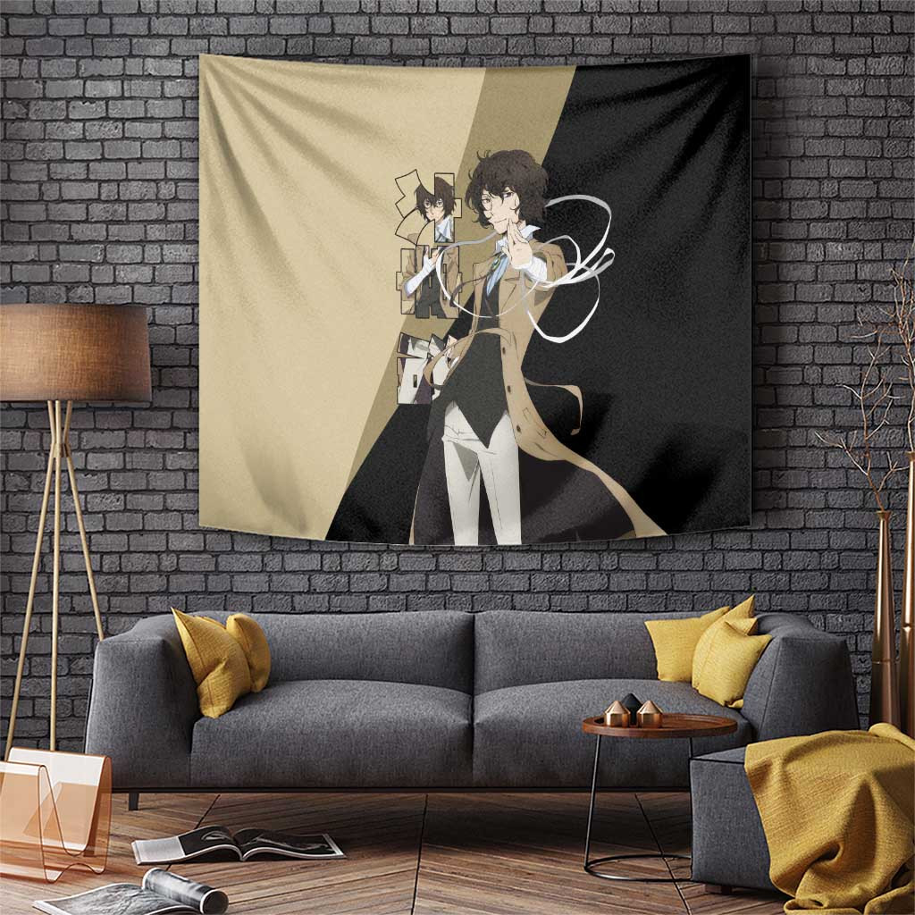 Osamu Dazai Tapestry Anime Style