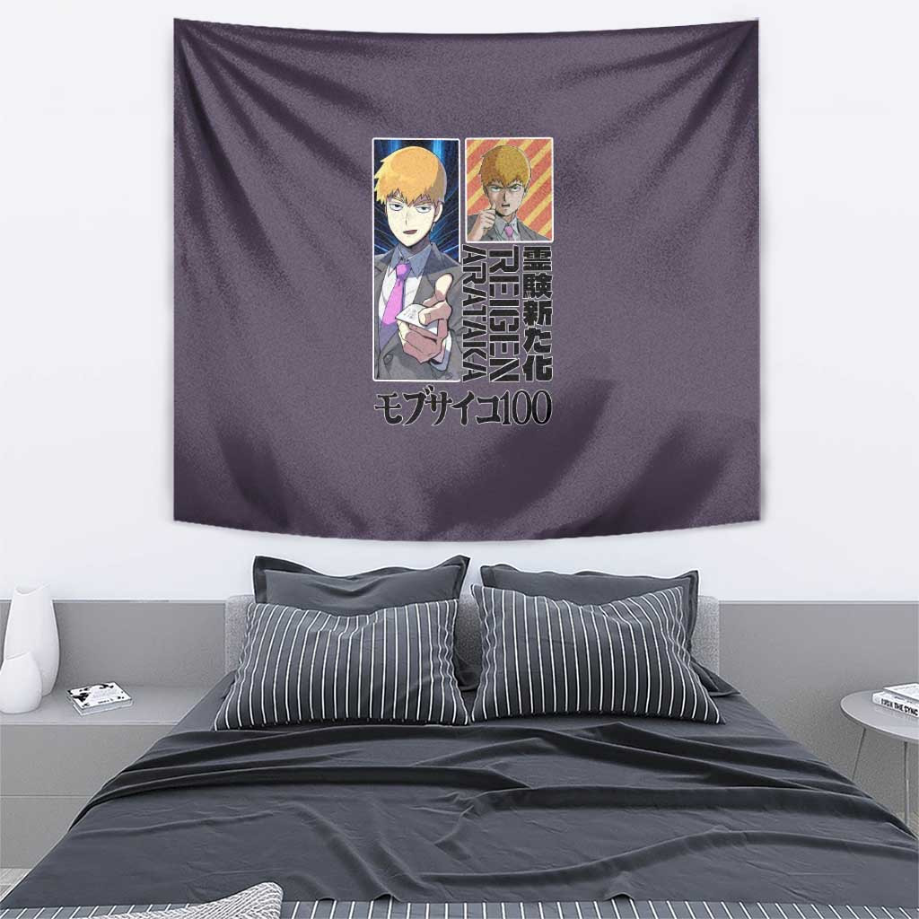 Reigen Arataka Mob Psycho 100 Tapestry Anime Style