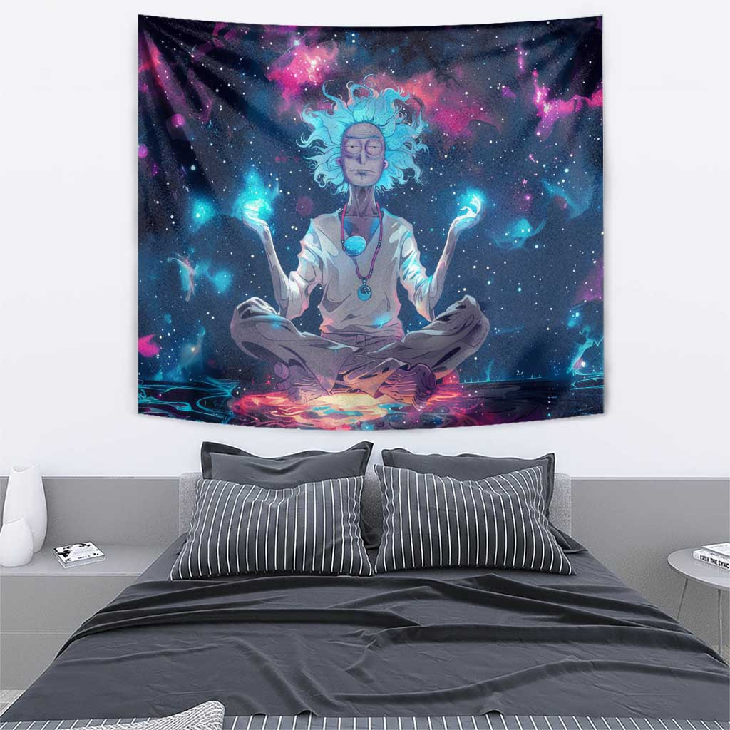 Rick And Morty Trippy Cosmic Rick Hoodie Tapestry Trippy Style