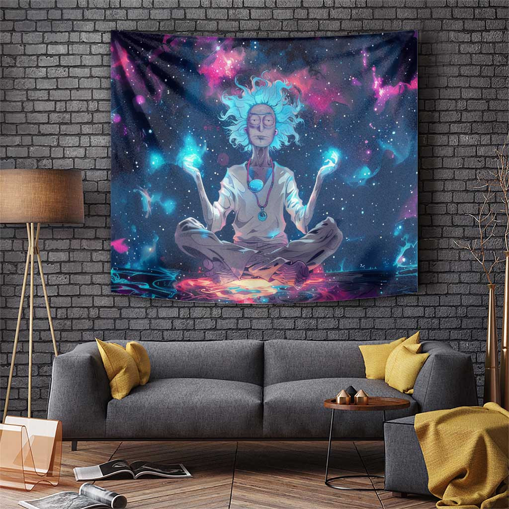 Rick And Morty Trippy Cosmic Rick Hoodie Tapestry Trippy Style